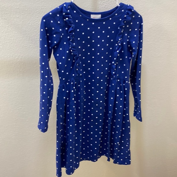 Hannah Anderson blue and white polka dots dress - Picture 1 of 3
